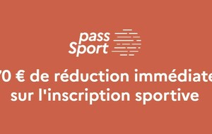 LE PASS'SPORT - Une Aide de 70€/enfant pour les inscriptions sportives