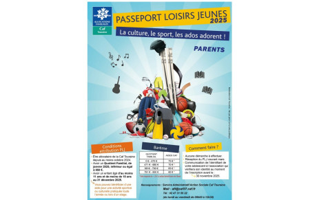 LE PASSEPORT LOISIR JEUNE - une participation de la CAF de 50€/enfant pour les inscriptions sportives